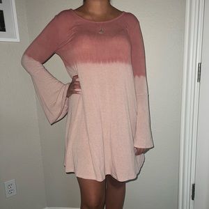 Ombré long sleeve dress!